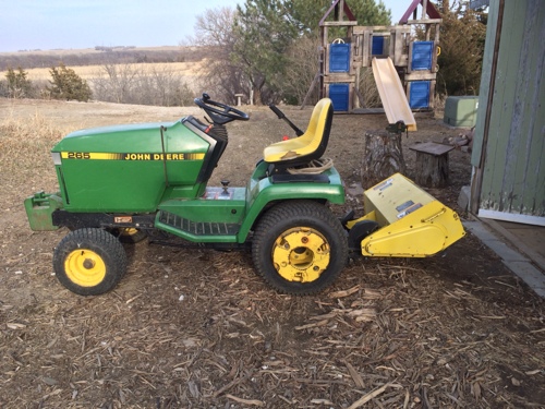 Ready to till garden.