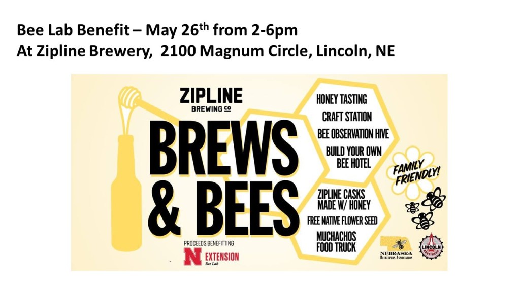 Bee Lab Benefit at ZipLine | Entomology |&nbsp;Nebraska